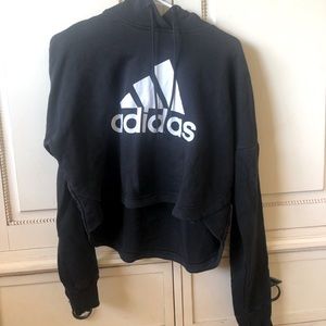 Adidas Cropped Hoodie